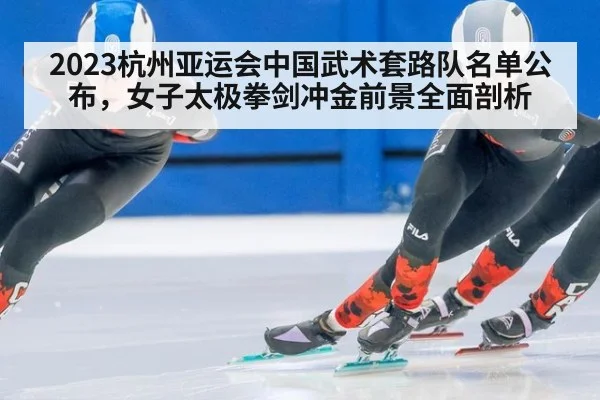 2023杭州亚运会中国武术套路队名单公布，女子太极拳剑冲金前景全面剖析